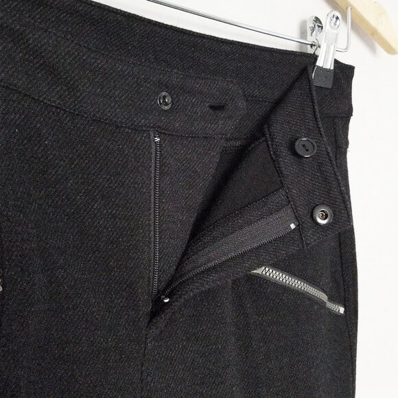 Athleta Ponte Twill Moto Pant in Black 4 Stretch Zipper Accent Comfort Biker $89 - Picture 8 of 16